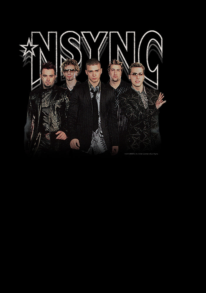 Fifth Sun Men's NSYNC Rocker Band Pose Sweatshirt