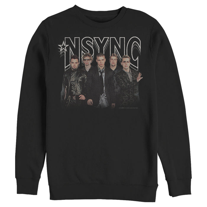 fifth sun Men's NSYNC Rocker Band Pose Sweatshirt