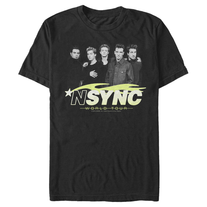 fifth sun Men's NSYNC World Tour Poster T-Shirt