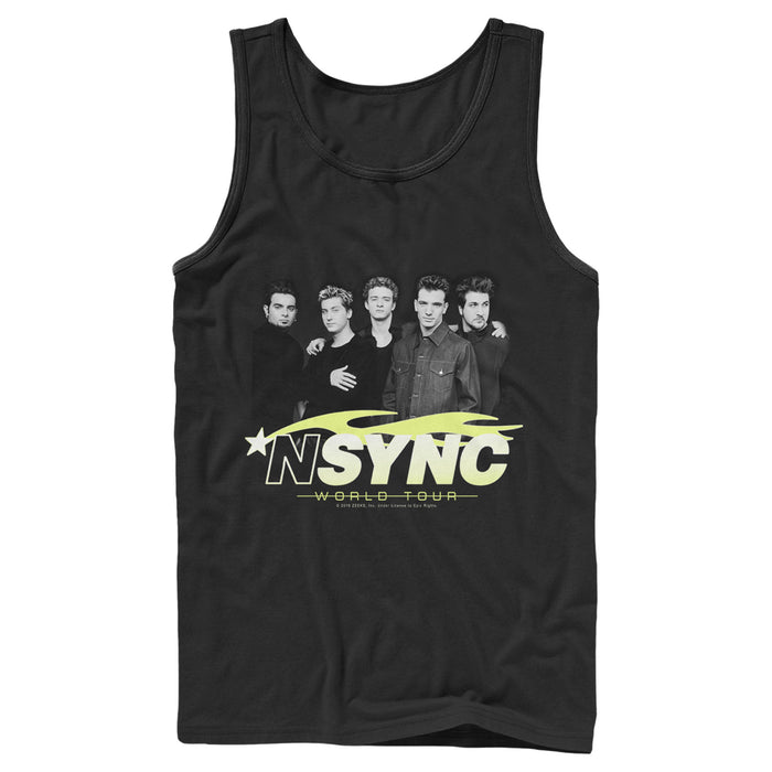 fifth sun Men's NSYNC World Tour Poster Tank Top