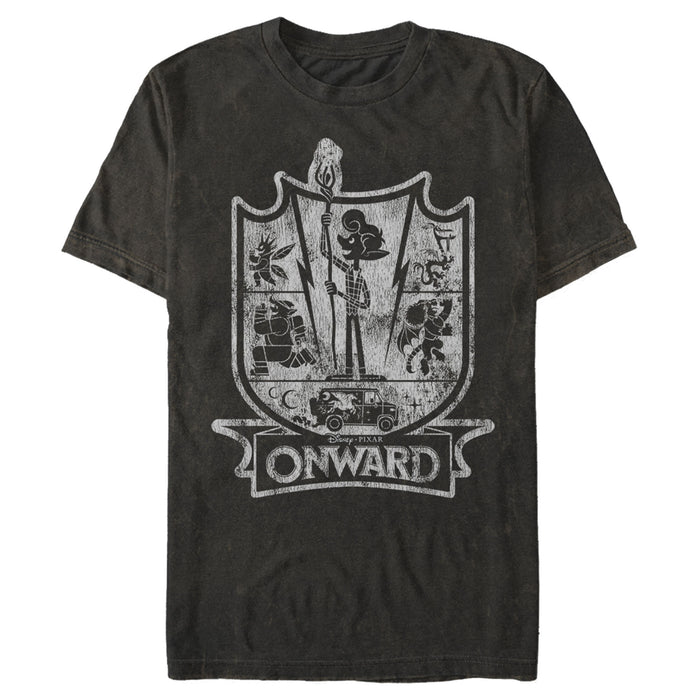 fifth sun Men's Onward Family Crest T-Shirt