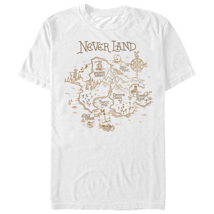 fifth sun Men's Peter Pan Neverland View T-Shirt