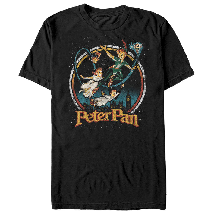 fifth sun Men's Peter Pan Vintage Flight T-Shirt
