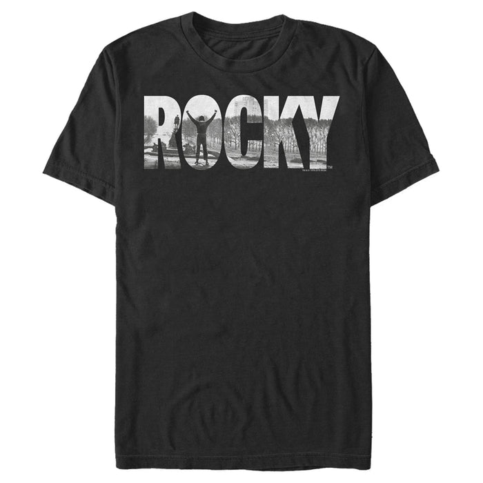 fifth sun Men's Rocky Rocky Photo Text T-Shirt