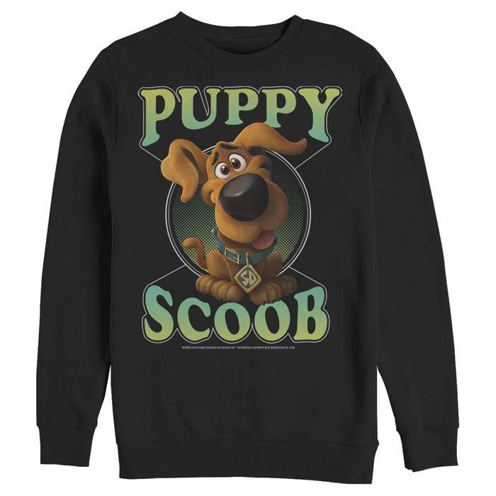 Fifth Sun Men's Scooby Doo Puppy Circle Sweatshirt
