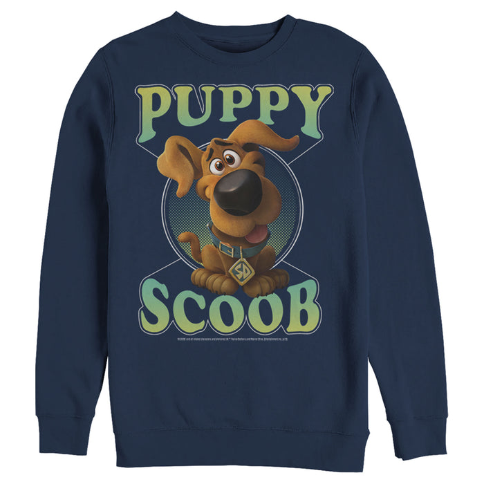 fifth sun Men's Scooby Doo Puppy Circle Sweatshirt