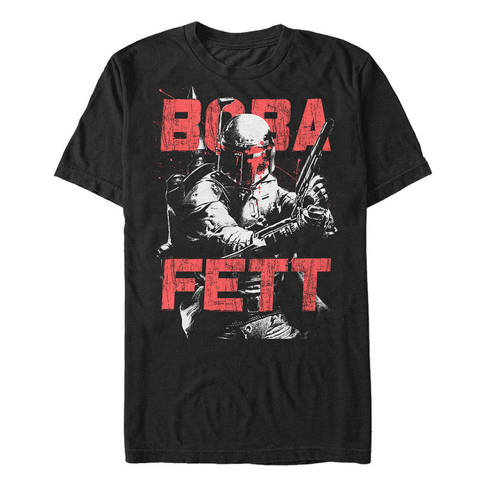 fifth sun Men's Star Wars Boba Fett Stance T-Shirt