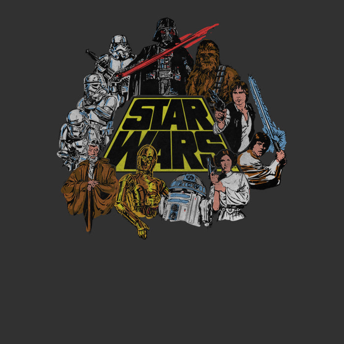 Fifth Sun Men's Star Wars Classic Montage T-Shirt