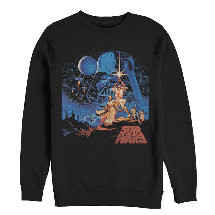 Fifth Sun Men's Star Wars Classic Scene Sweatshirt