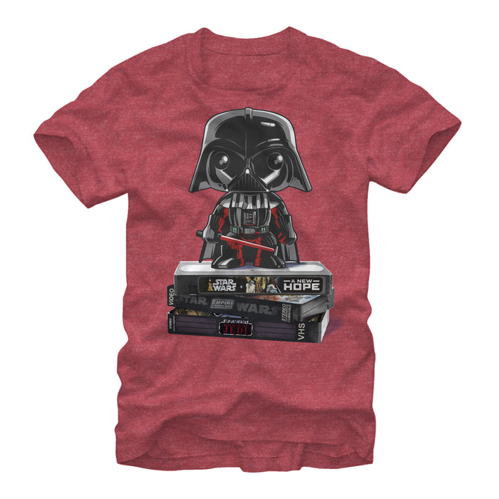 fifth sun Men's Star Wars Darth Vader VHS T-Shirt