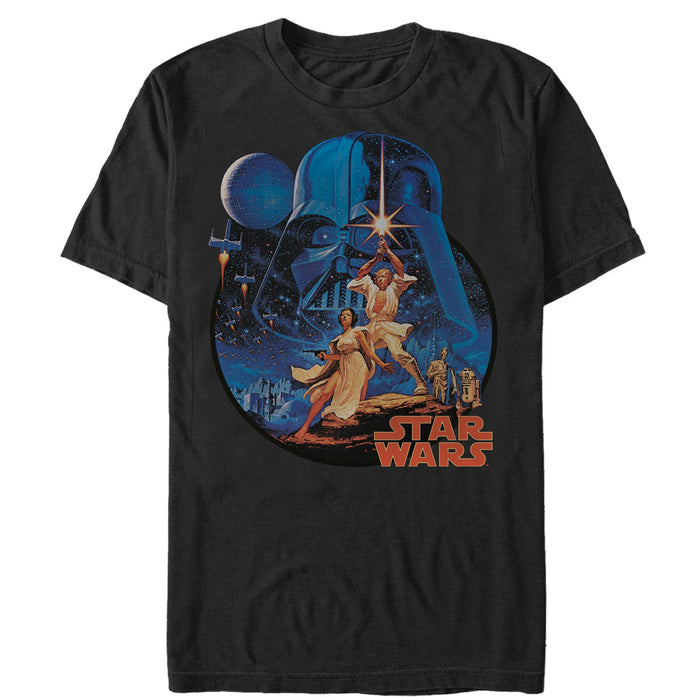 fifth sun Men's Star Wars Vintage Art T-Shirt