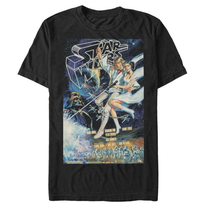fifth sun Men's Star Wars Vintage Poster T-Shirt