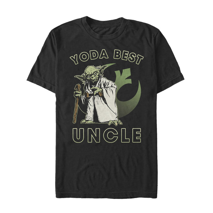 fifth sun Men's Star Wars Yoda Best Uncle T-Shirt