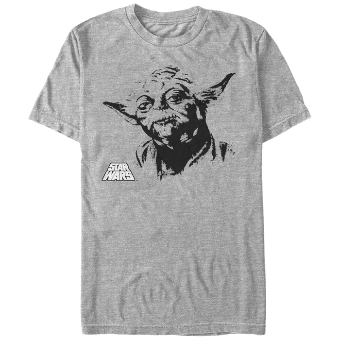 fifth sun Men's Star Wars Yoda Portrait T-Shirt