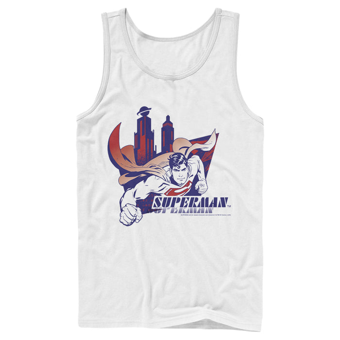 fifth sun Men's Superman City's Hero Tank Top