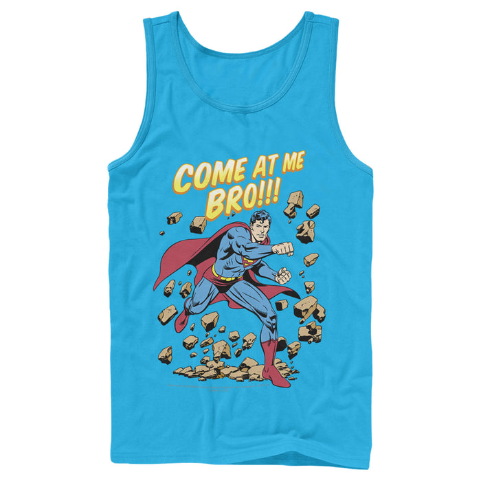 Fifth Sun Men's Superman Come At Me Bro Tank Top
