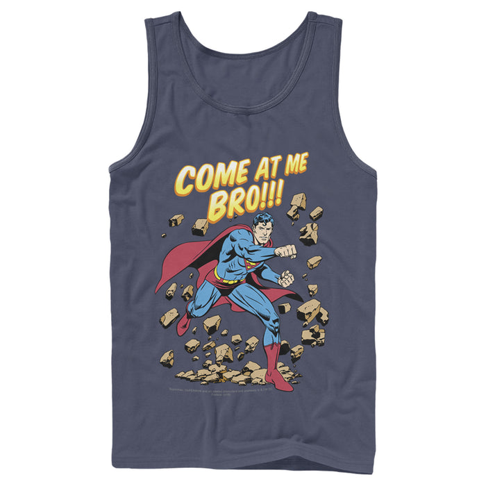 Fifth Sun Men's Superman Come At Me Bro Tank Top