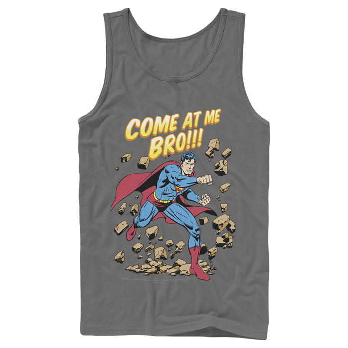 Fifth Sun Men's Superman Come At Me Bro Tank Top