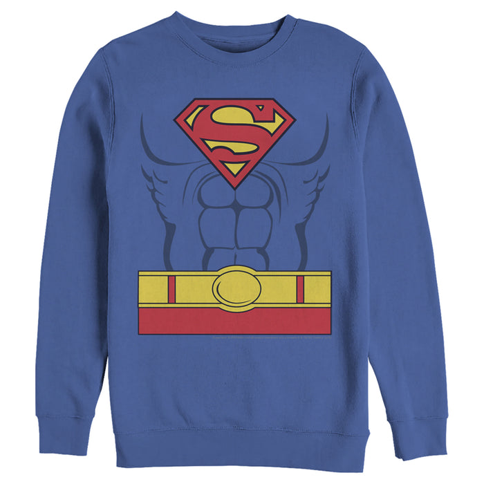 fifth sun Men's Superman Hero Costume Sweatshirt