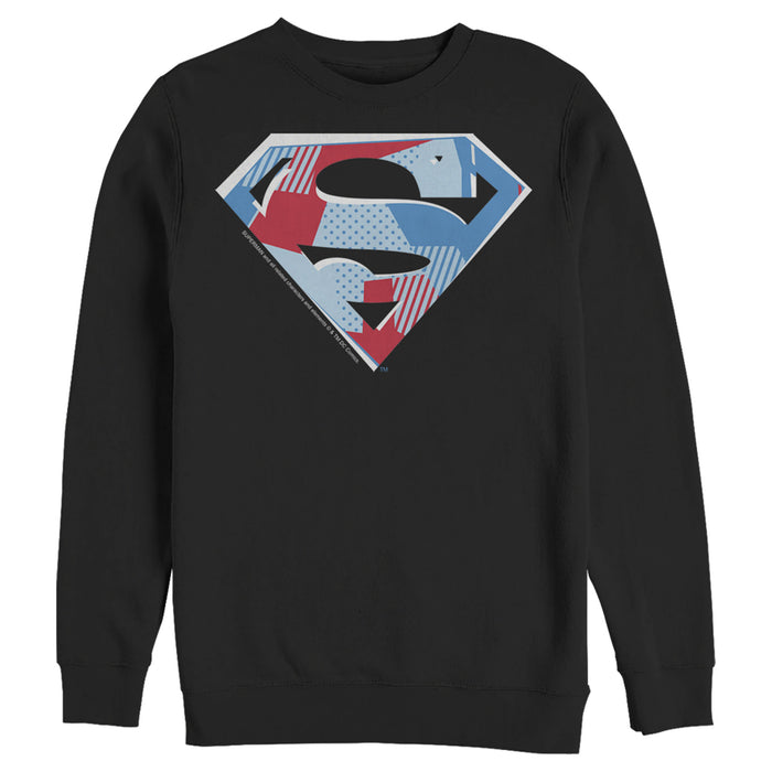 Fifth Sun Men's Superman Logo Geometric Sweatshirt