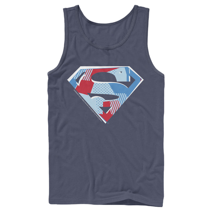 Fifth Sun Men's Superman Logo Geometric Tank Top