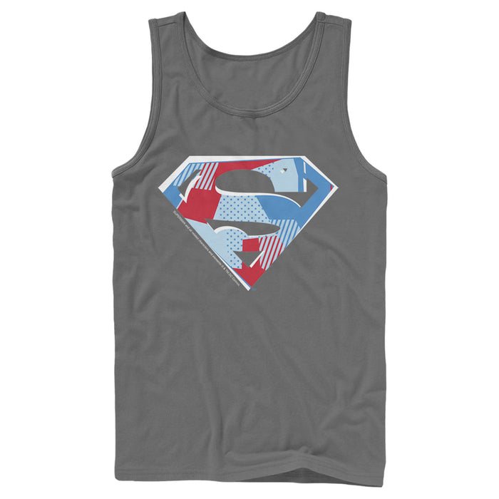 Fifth Sun Men's Superman Logo Geometric Tank Top