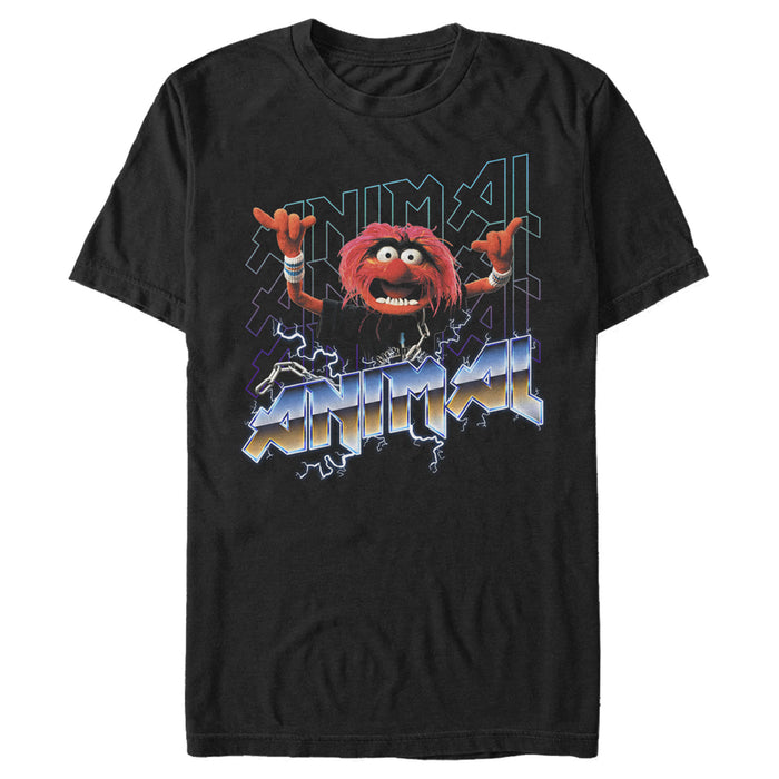 fifth sun Men's The Muppets Animal Metal T-Shirt