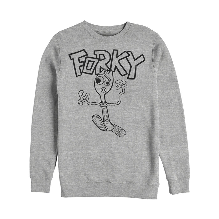 fifth sun Men's Toy Story Running Forky Sweatshirt
