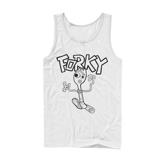 fifth sun Men's Toy Story Running Forky Tank Top