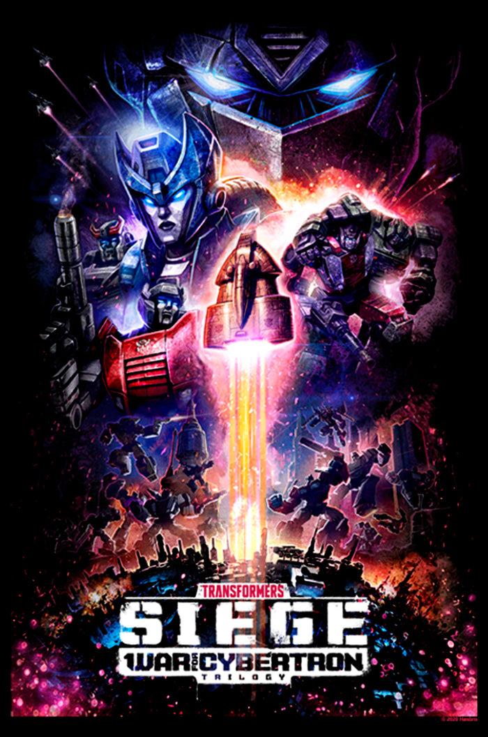Fifth Sun Men's Transformers Siege Poster T-Shirt
