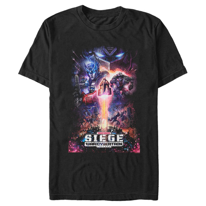 fifth sun Men's Transformers Siege Poster T-Shirt