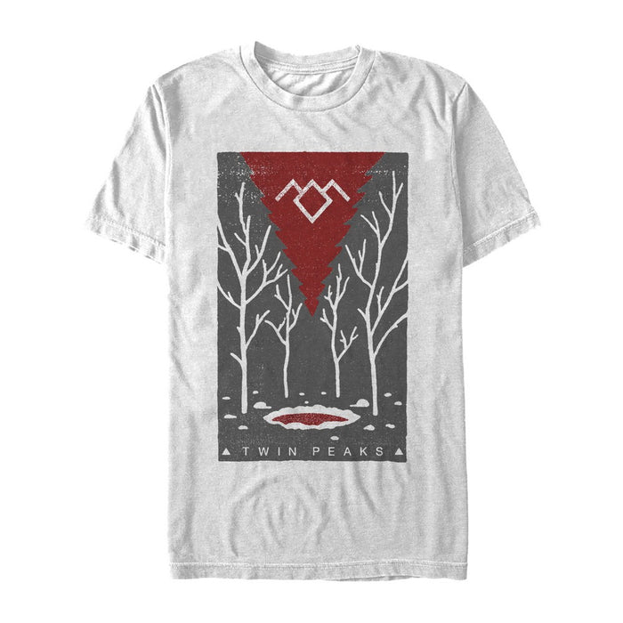 fifth sun Men's Twin Peaks Lodge Entrance T-Shirt