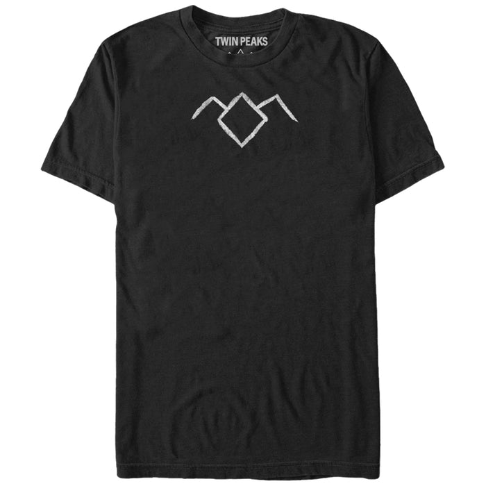 fifth sun Men's Twin Peaks Owl Cave Symbol T-Shirt