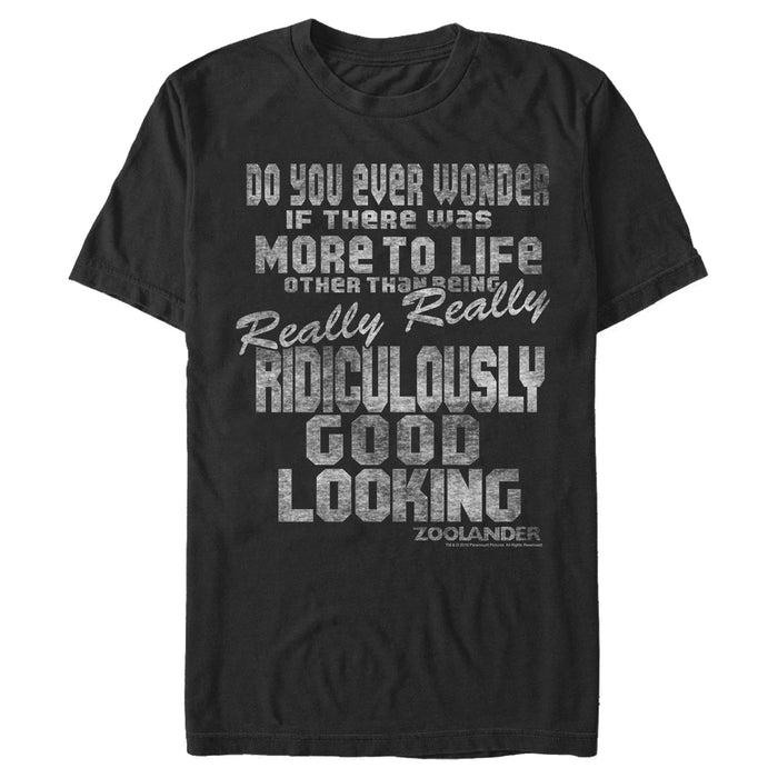 fifth sun Men's Zoolander More to Life T-Shirt