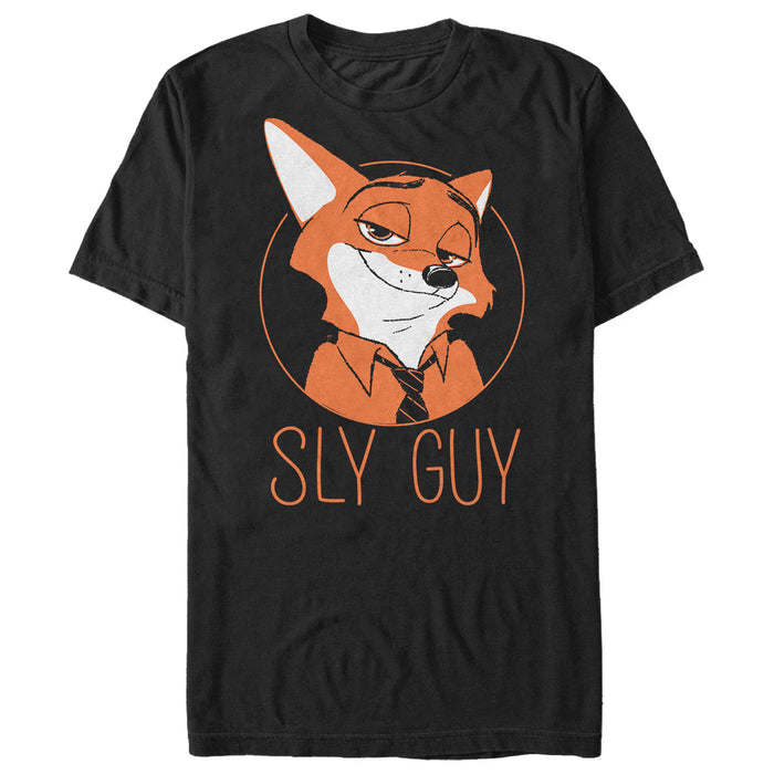 fifth sun Men's Zootopia Sly Guy Nick T-Shirt