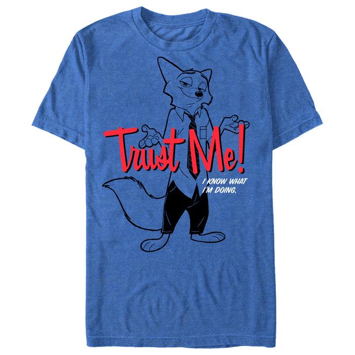 fifth sun Men's Zootopia Trust Me Nick T-Shirt