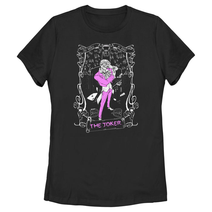 fifth sun Women's Batman Joker Tarot T-Shirt
