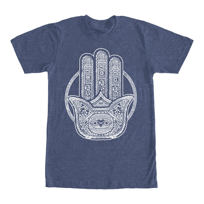 fifth sun Women's CHIN UP Hamsa Hand Boyfriend Tee