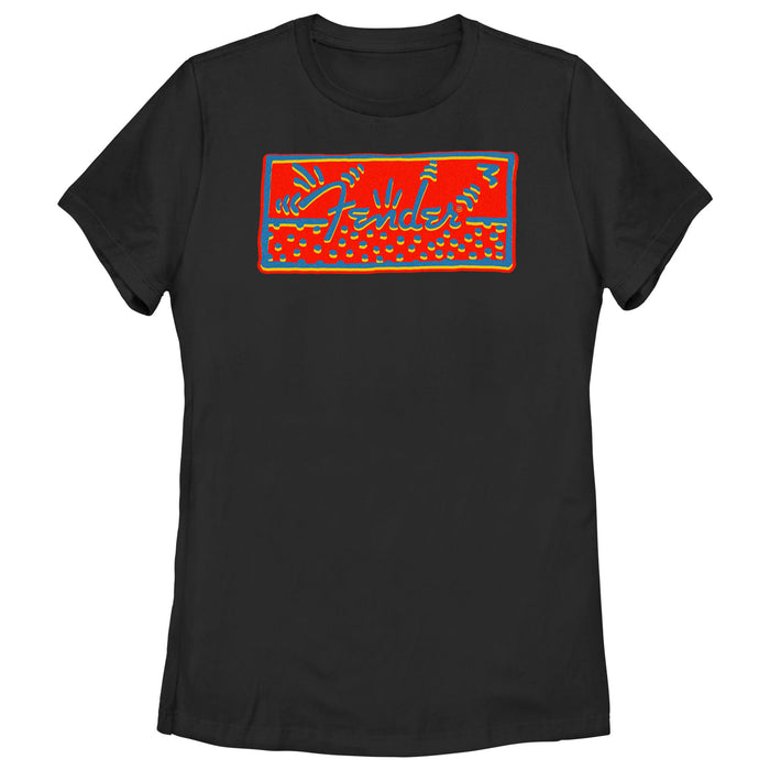 fifth sun Women's Fender Abstract Logo T-Shirt