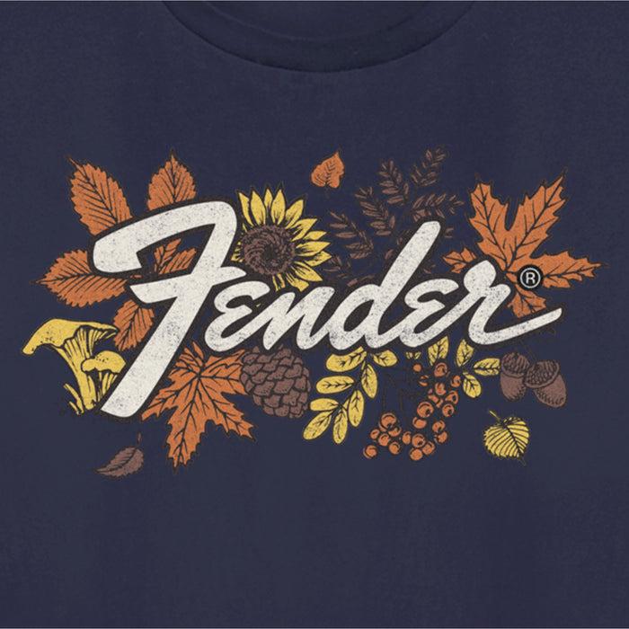 Fifth Sun Women's Fender Fall Leaves Logo T-Shirt