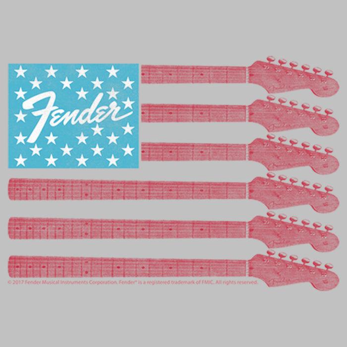 Fifth Sun Women's Fender Guitar Flag Logo T-Shirt
