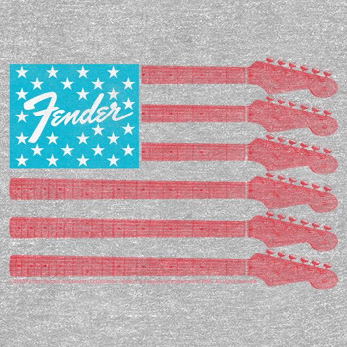 Fifth Sun Women's Fender Guitar Flag Logo T-Shirt