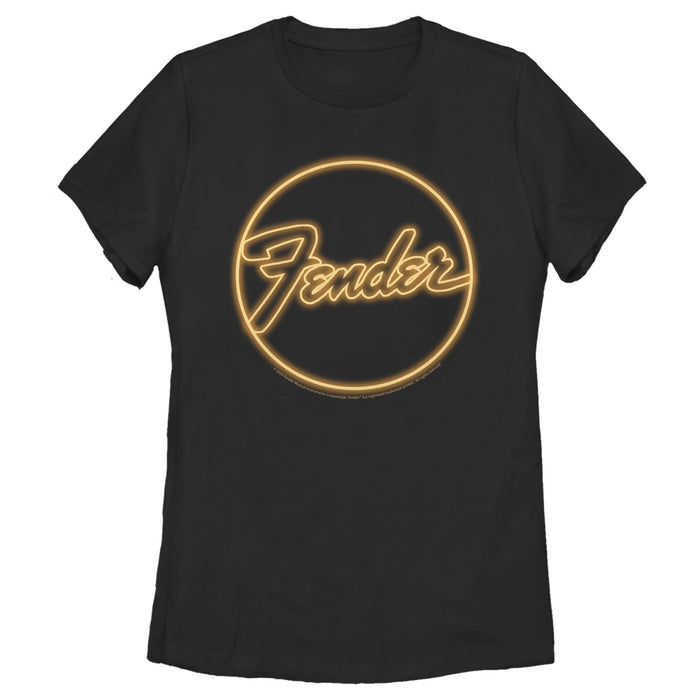 fifth sun Women's Fender Neon Logo T-Shirt