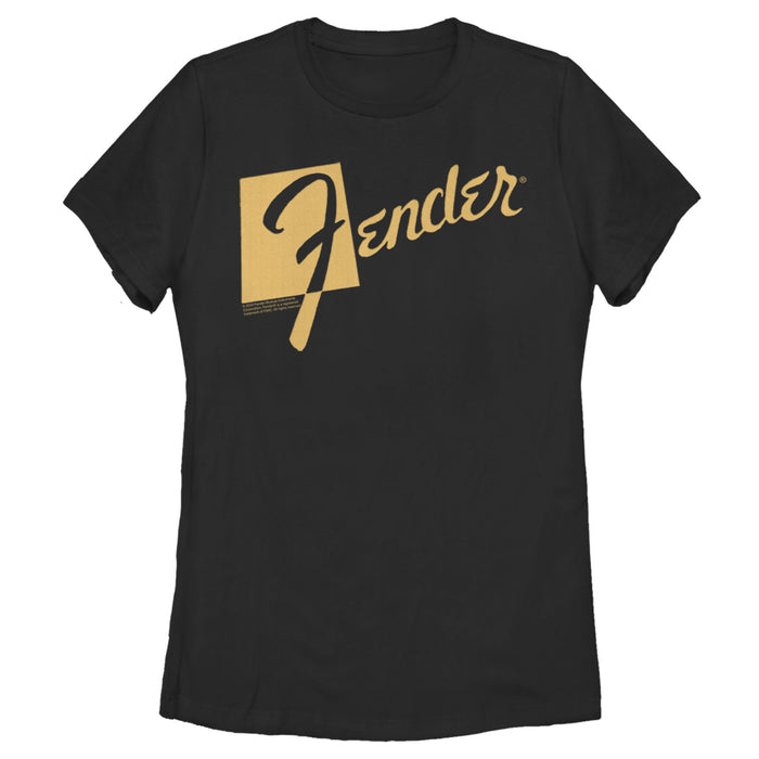 fifth sun Women's Fender Retro Logo T-Shirt