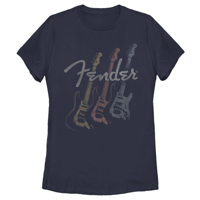 fifth sun Women's Fender Triple Fret Logo T-Shirt