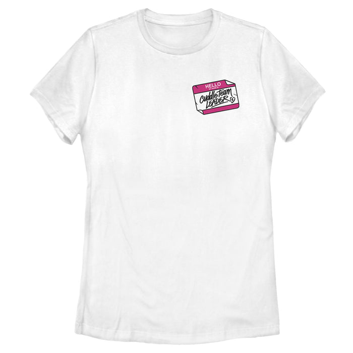 fifth sun Women's Fortnite Cuddle Name Tag T-Shirt