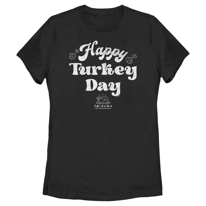 fifth sun Women's Friends Happy Turkey Day T-Shirt