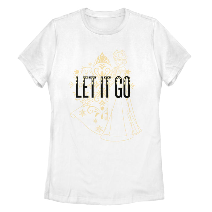 fifth sun Women's Frozen Elsa Let It Go T-Shirt