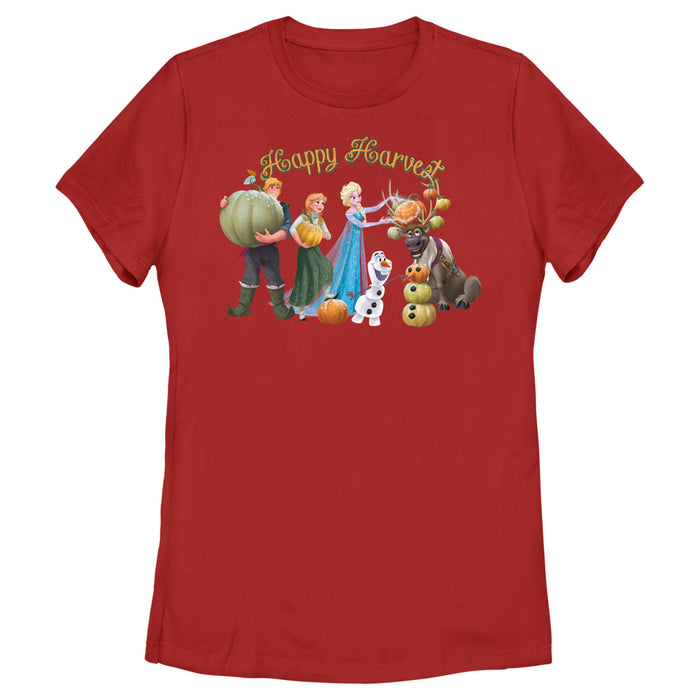 fifth sun Women's Frozen Happy Harvest T-Shirt