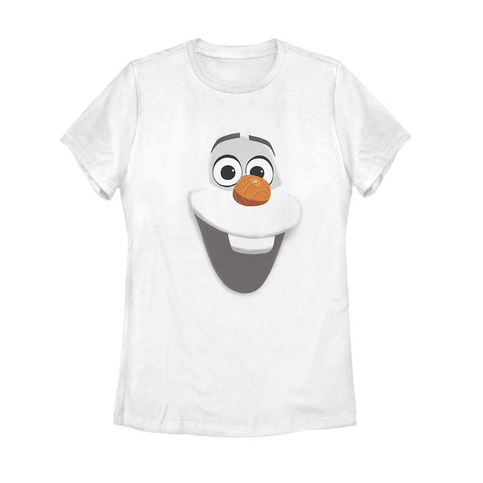 fifth sun Women's Frozen Olaf Face T-Shirt